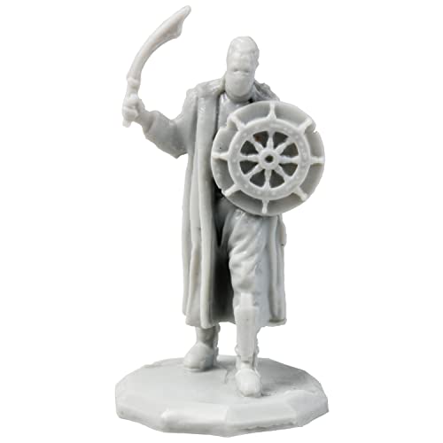 56 Unpainted Fantasy Mini Figures- All Unique Designs- 1" Hex-Sized Compatible With Dnd Dungeons And Dragons & Pathfinder And Rpg Tabletop Games- Features Goblins, Orcs, Gnolls, Skeletons & More #TOP2