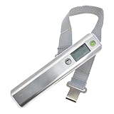Gatuida Digitale Kofferwaage mit LCD Anzeige Tragbare Gepäckwaage Kompakt Leicht und Präzise für...