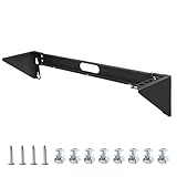 2u Hinged Wall Mount Patch Panel Bracket, 2u Patch Panel Bracket, Vertical Wall Mount Rack for 19 inches Networking Equipments Including Mounting Hardware