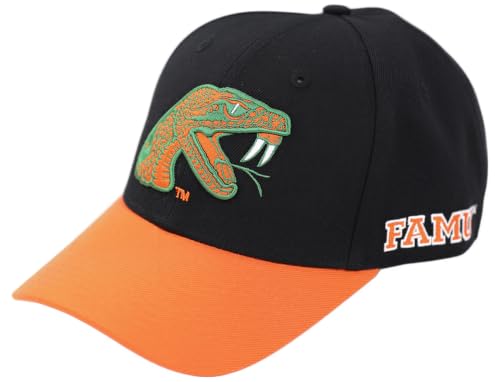 Big Boy Florida A&M Rattlers S150 Adult Ball Cap [Black] - ID#74900