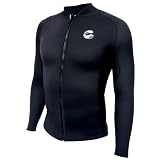 SEANATY Wetsuit Top Jacket Men 2mm Neoprene Long Sleeves Swimsuit Diving Surfing Snorkeling Swimming
