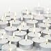 New Waxations Tealight Candles White Unscented 100 pk New Packaging Box and Shrink Extra Protection