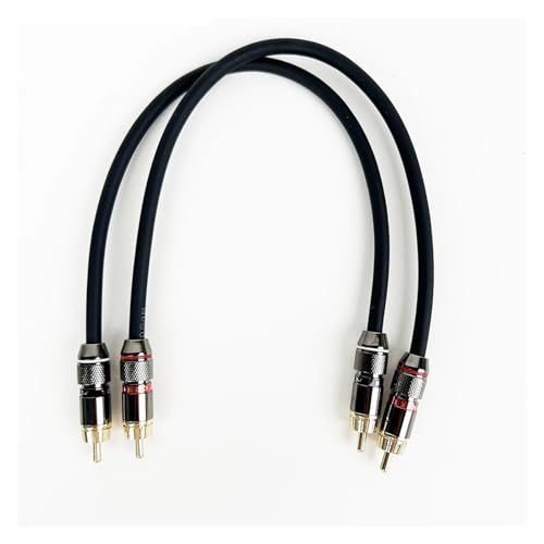 Câble audio RCA double stéréo mâle mâle pour amplificateur hifi et DAC - 3