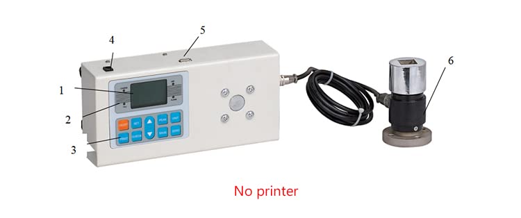 Digital Torque Meter Without Printer (ANL-2000) High Precision ElectricScrewdriver Driver Tester Switching (ANL-2000)