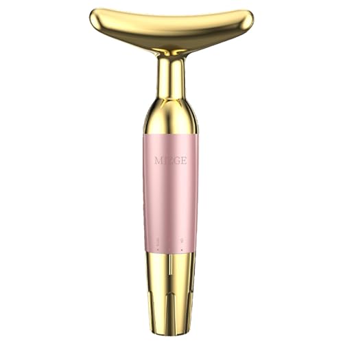 Masajeador facial de cuello, dispositivo de belleza para la piel, dispositivo vibrador para esculpir la cara para rutina de cuidado de la piel en casa, mejora la elasticidad de la piel, densidad