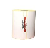 Etichette termiche dirette 90x40 mm - 1 Rotolo (750 etichette termiche adesive) compatibili Zebra GK420T, ideali per codici a barre, spedizioni e magazzino - Labex Label