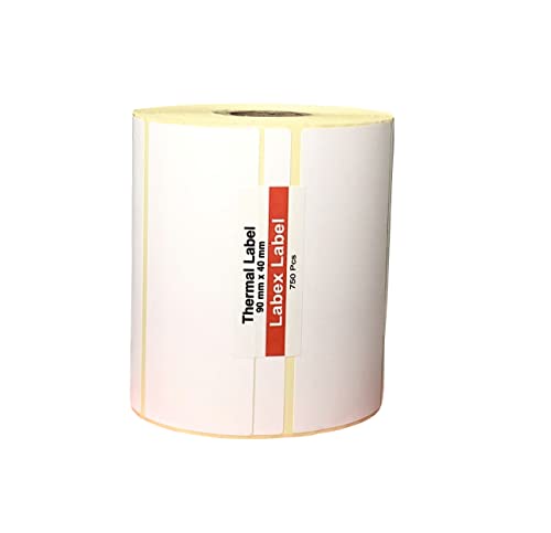 Etiqueta térmica 90x40 mm   1 Rollo / 750 etiquetas   etiqueta de código de barras para impresión térmica directa