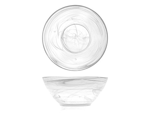 H&H Alabastro Insalatiera, Bianco