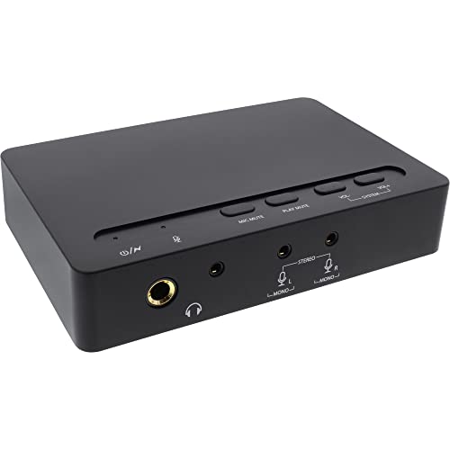 InLine USB 2,0 aparato musical con diseño de 7,1 - 48KHz/16 bit, 66670B