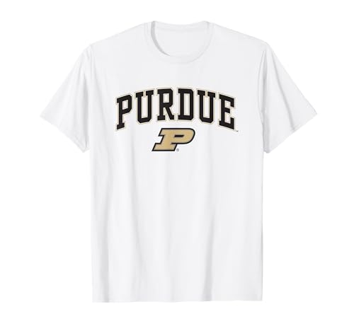 Purdue Boilermakers Arch Over White Officially Licensed T-Shirt Small