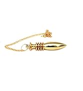 Jet Authentic 4 isis Gold Karnak Metal Dowsing Pendulum Healing Spirituality Meditation Answer Bl...