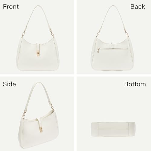 Image of CLUCI Hobo Bags for Women, Vegan Leather Tote Handbag, Water Repellent Shoulder Purses, Crossbody Bag with Adjustable Strap
