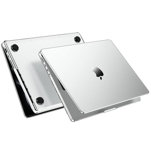 EooCoo Case Compatible with MacBook Pro 14 inch 2025 2024-2021 M4 M3 M2 M1 Pro/Max Chip, [Ultra Thin Armor] [Same as Bare MacBook] [Anti-Fingerprint] Hard Shell&Keyboard Skin, Matte Clear