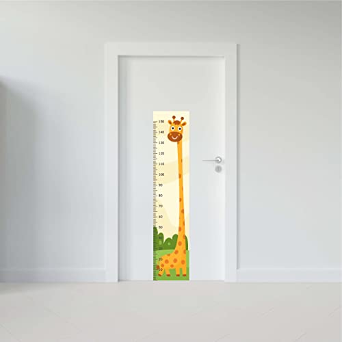 Régua De Crescimento Girafa Infantil Adesivo Autocolante