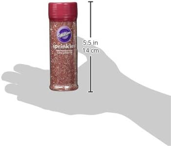 Wilton Pearilized Sugar Food Decorative, Ruby