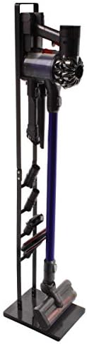 Paxanpax PFC764_16, PFC764Q Cordless Cleaner and Accessories Floor Stand for Dyson V11, Vacuum Holder, Rack, Freestanding Metal Design, No Drilling The Wall, Dark Grey