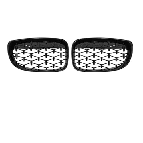 Calandre avant pour BMW E87 E81 E82 E88 double latte noir brillant 2008-2011