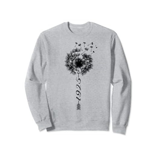 Solo cumpleaños 1925 Regalo de diente flower león Dandelion Sudadera
