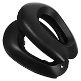 [ERINGOGO] 2組 染髪用イヤーマフ 耳保護 耐久性軽量可能 ヘアスリング美容用 耳ホール付き 通話対応 ブラック