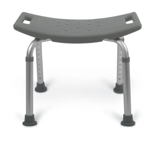 Medline MDS89740KD Knockdown Aluminum Bath Benches without Back (Pack of 2)