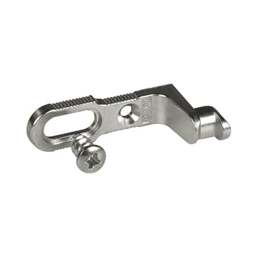 HKB ® 4 Stück Rückwandverbinder RV, für Rückwanddicke bis 5 mm, Druckguss vernickelt, mit Schrauben, Hersteller Hettich, Artikelnr. 1639