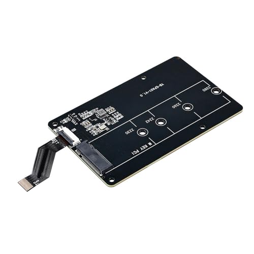 Rebellious Conector PCIe a NVME placa adaptador de disco sólido con cable FPC y compatibilidad con disco sólido NVME