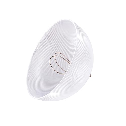 Aspen Creative 28007-75-2, Clip-on Dome Shade in Clear Finish, 8" Diameter x 4" Height, 2 Pack by Aspen Creative - Used condition - Image 4