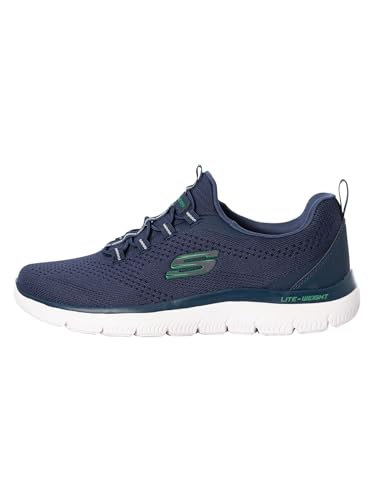 Skechers Uomo Summits - Tallo Sneaker In Blu Navy Blue, Taglia 42, Vegan, Lavabile In Lavatrice - 2