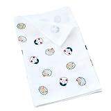 日本製 和柄 泉州 ガーゼタオル 手ぬぐい てぬぐい 温泉 フェイス ガーゼ風 パイル 薄手 お風呂 サウナ ガーデニング 吸水 速乾 軽い 母の日 父の日 敬老の日 (おかめひょっとこ, 1枚)