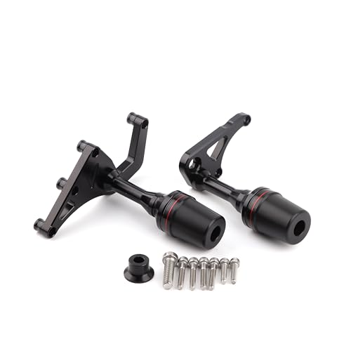 JDsoon Frame Sliders Crash Guard Protector for Ducati Panigale V2 V2S 2025-2026, Aluminum, Black, 2 Pieces