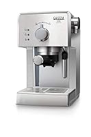 Gaggia RI8437/11 Viva Prestige manuelle Espresso-Kaffeemaschine, für gemahlene und Schoten, 1025 W, 15 bar, Edelstahl, 1025 W – Ansicht 1