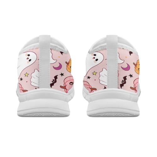 Image of Floral Sneakers for Women Colorful Art Shoes for Women Slip On Casual Work Shoes
