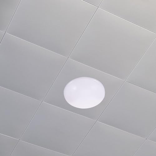 Image of Luxshiny Flush Mount Ceiling Light Cover, 22.6cm Plastic Round Mushroom Light Shade Replacement Lamp Dustcovers Ceiling Lighting Fixtures for Wall Sconce Chandelier Lamps
