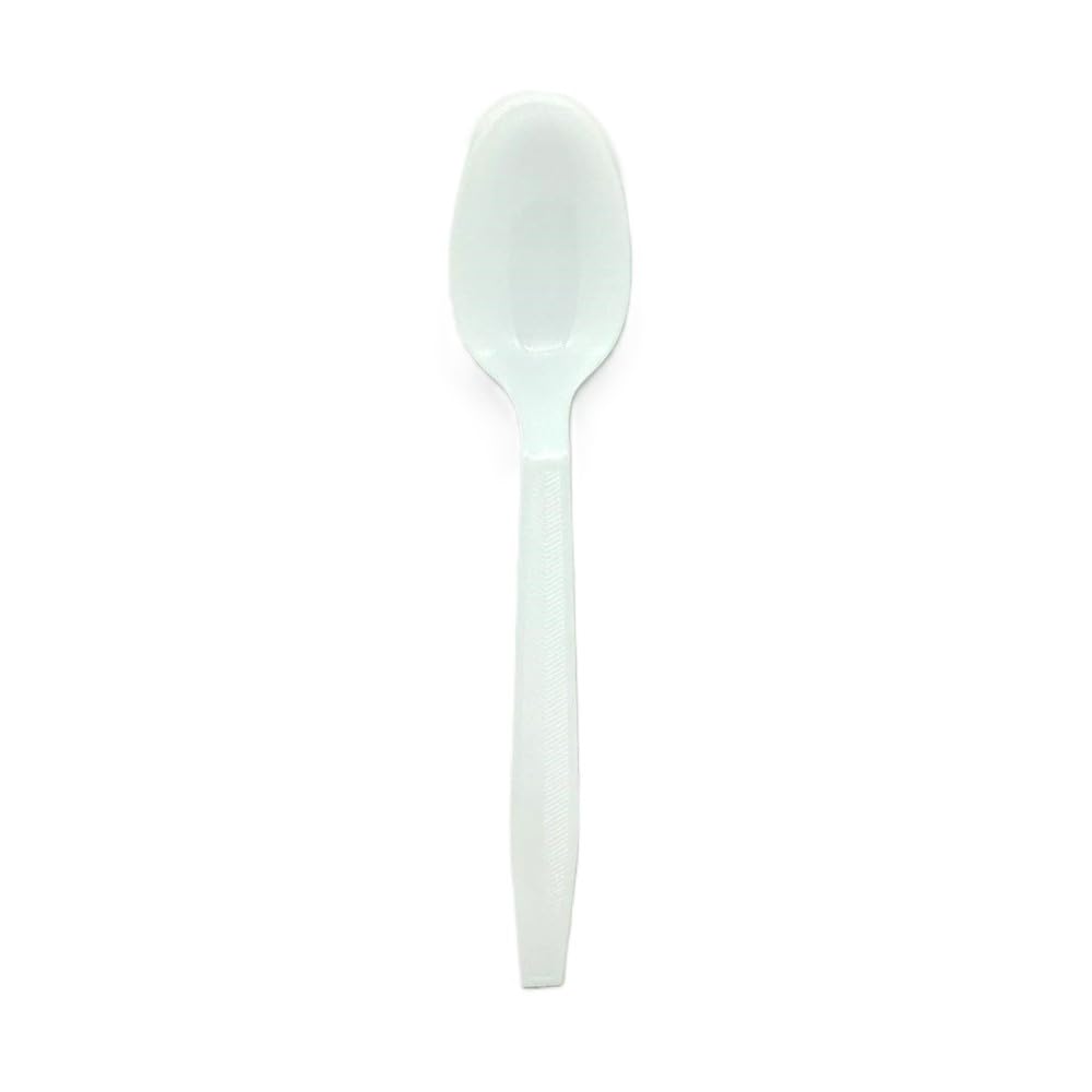 100 CUCCHIAI BIANCO RIUTILIZZABILI - total white