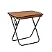 kowaku Compact Picnic Chair with Aluminum Frame Lightweight Folding Stool for Garden, Brown