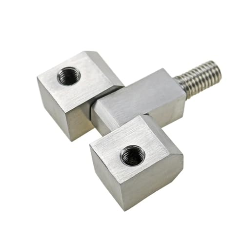 304 Stainless Steel Detachable Tri-Link Hinge - Industrial Equipment Machinery Load-Bearing with Bolts 1Pcs
