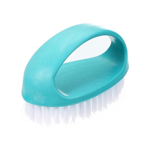 PATIKIL Brosse À Récurer pour Linge avec Poignée en D Bleu