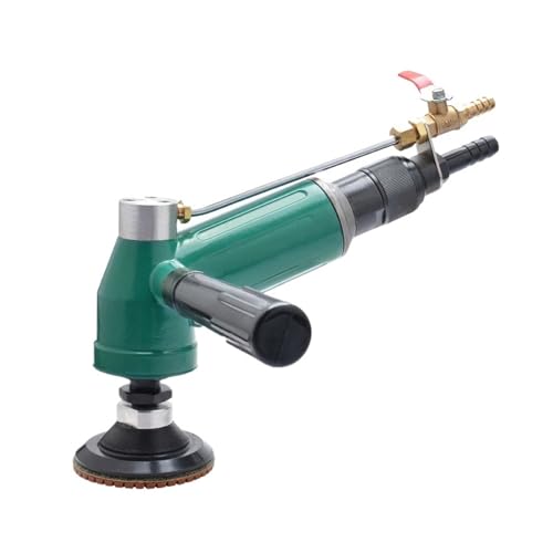 WESLNN Lijadora De Aire con Inyección De Agua, Amoladora Neumática De 100 Grados, Máquina De Pulido De Suelos, Pulidora De Piedra, Herramienta De Construcción De Molienda De Mármol