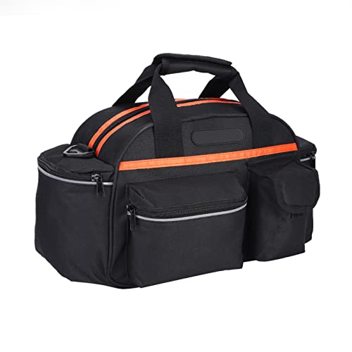 POENVFPO Bike Rear Rack Bag 14L Polyester Cycling Trunk Pouch