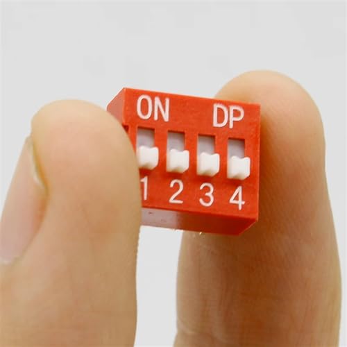 Interruptor DIP de 8 pines con paso estándar de 2.54mm y alta rigidez dieléctrica 3