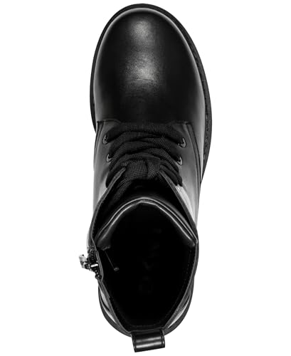 DKNY womens Rommily Lace Up Combat Boot With Studs2