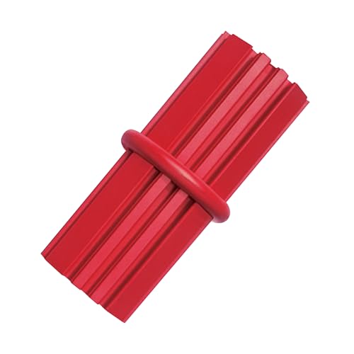 KONG Dental Stick - Cura Dentale per Cani - Osso Giocattolo Masticabile e Riempibile - Pulisce Denti e Gengive - Realizzato in Gomma Naturale Durevole - Per Cani Di Piccola Taglia