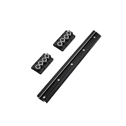 Mssoomm Inner Double Axis Roller Ball Bearing Linear Motion Guide Rail Track SGR20 1Pcs L: 1650mm/64.96 inch + 2Pcs SGB20-4UU Four Ball Bearing Rollers Slider Block