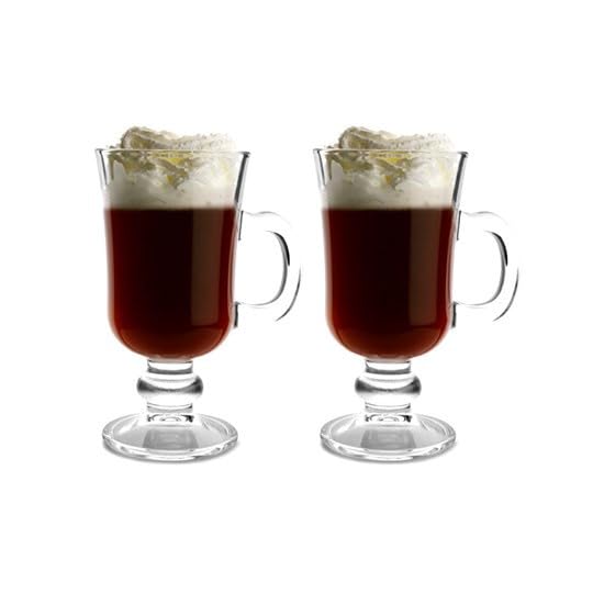 Image of 250 ML Glass Coffee Mug Set, with Convenient Handle, Tea Glasses for Hot /Cold Beverages, Thermal Shock Resistant, Tempered Glass, Mugs for Cappuccino Pack of 2 (PN - 01, 2 Count (Pack of 1))