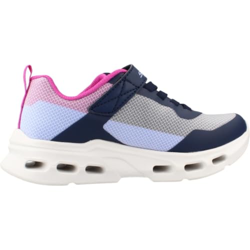 Skechers Glide-Step Drift Sneakers - Lightweight Mesh Athletic Shoes with Air-Cooled Memory Foam and Adaptive Closure, Navy Textile/Multi Trim, 13 by Skechers - Used condition - Image 4