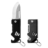 LAKJUOZ Coltellino Pieghevole Tascabile Piccolo Con Catena,Coltello Pieghevole Affilato Per Esterni E Da Sopravvivenzaper Campeggio,Raccolta Funghi,Pesca E Caccia