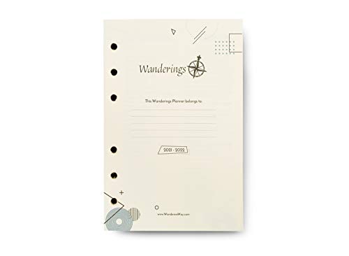 2021 Calendar Planner Inserts - Thick Monthly & Weekly Calendar Refill for 4x5 6-Ring Binder Planner, Compatible with Filofax, - 4-1/8 x 5-7/8 Weekly & Monthly View to June 2022 2021 Calendar Planner Inserts - Thick Monthly & Weekly Calendar Refill for 4x5 6-Ring Binder Planner, Compatible with Filofax, - 4-1/8 x 5-7/8" Weekly & Monthly View to June 2022