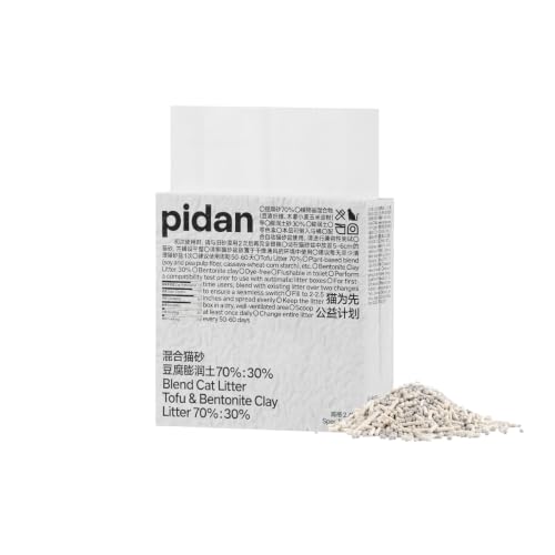 pidan Tofu Cat Litter with Bentonite,Clumping,Mix Litter Plant Based