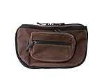 LARGE - Concealed Carry Fanny Pack RUGGED ULTRA-SOFT SUEDE LEATHER-Brown
