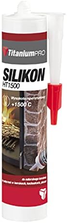 High Temperature Silicone Sealant Heat Resistant to 1500°C, Flues, Stoves, Glass